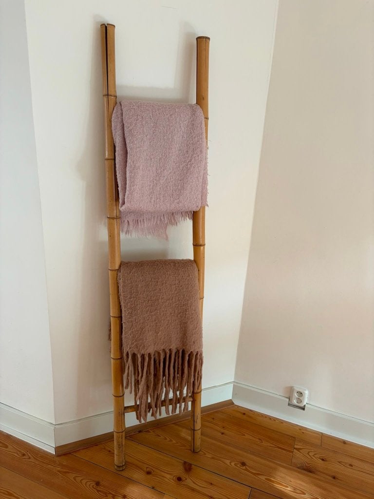 bamboe ladder decoratie, Ophalen, Gebruikt, Boho, Hout