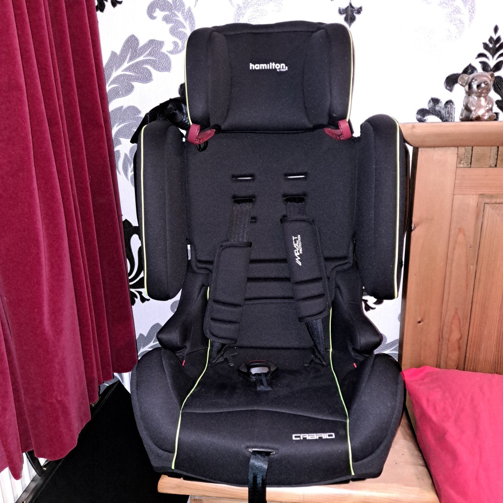 Hamilton by Yoop opvouwbare autostoel 1,2,3 z.g.a.n., Kinderen en Baby's, Overige merken, 15 t/m 36 kg, Zo goed als nieuw, Isofix