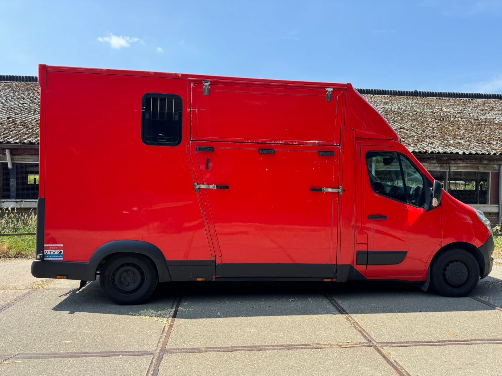 Renault paardenwagen / 2 paards vrachtwagen, Dieren en Toebehoren, Ophalen, Gebruikt, Aluminium, Overige typen