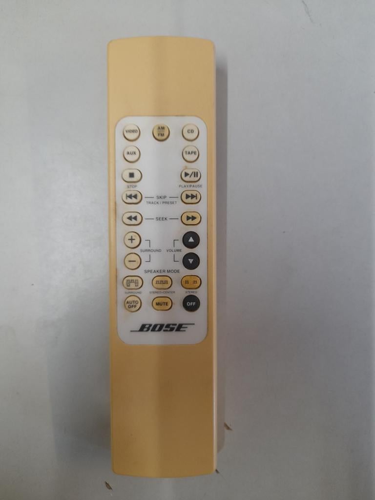 Bose RC-9 Music center afstandsbediening, Audio, Tv en Foto, Afstandsbedieningen, Ophalen of Verzenden, Gebruikt, Origineel, Vhs