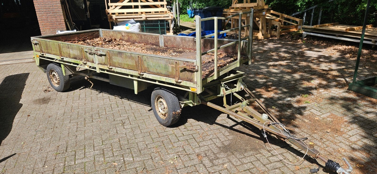 Schamelwagen 2-assige aanhanger - opknapper, Auto diversen, Ophalen