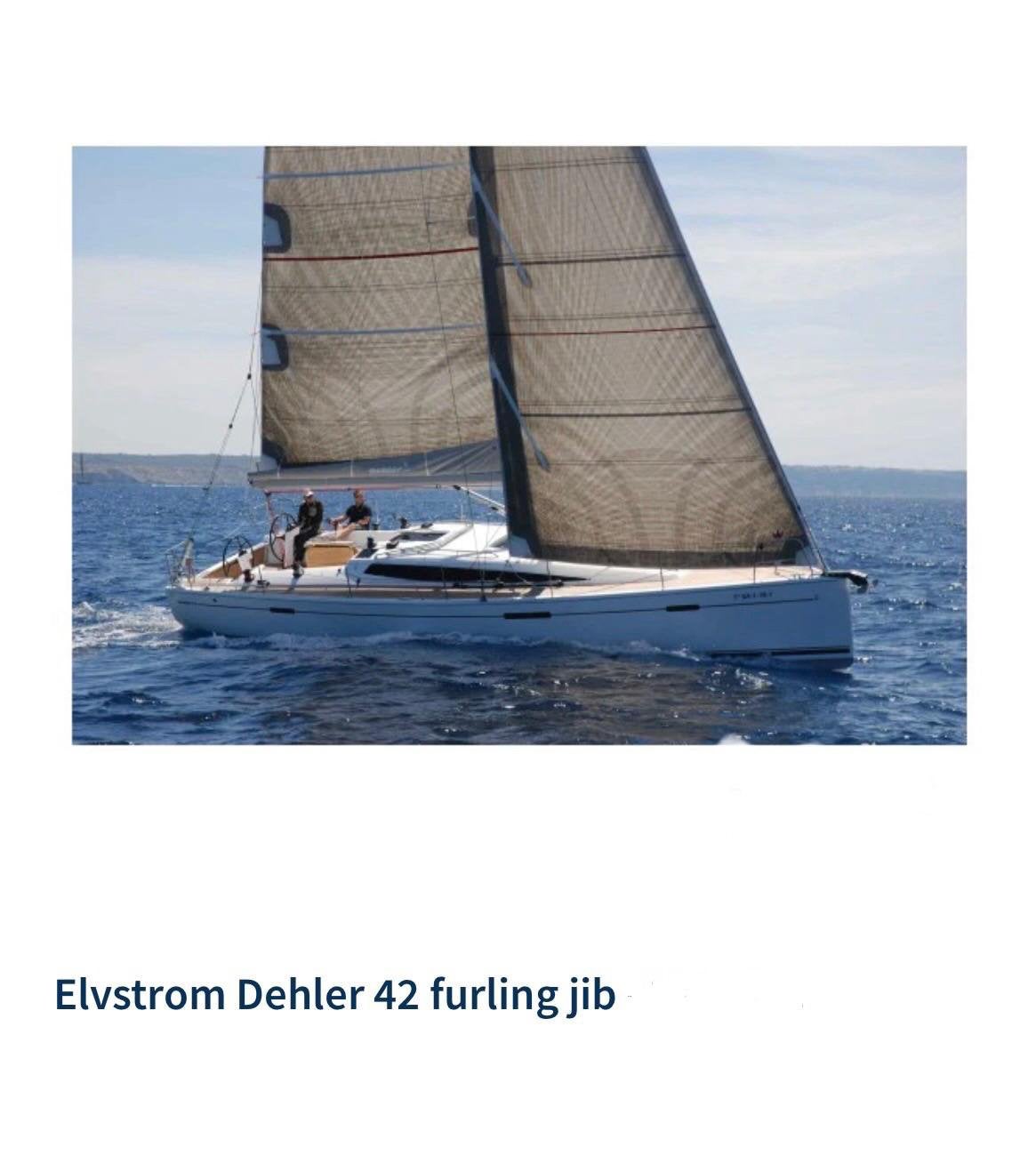 High Aspect fok VL 16,20 OL 5,08 42 m2, Watersport en Boten, 6 meter of meer, Nieuw, Genua of Fok, Ophalen