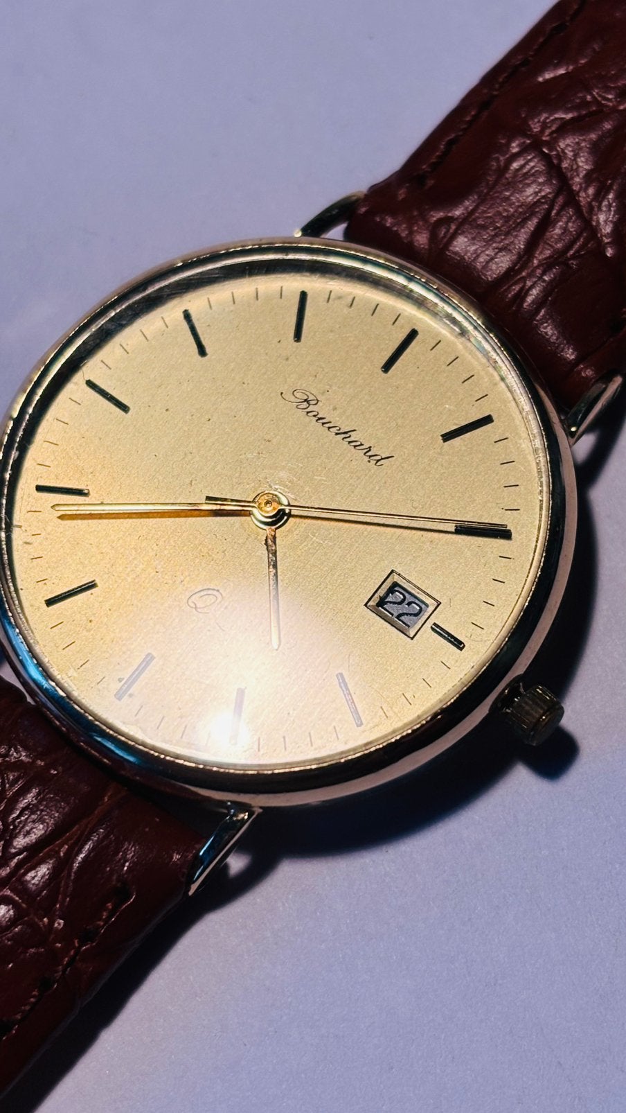 Gouden Bouchard horloge 14 krts, Verzenden, Nieuw