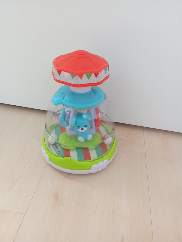 Baby speelgoed carrousel met geluid en licht, Ophalen of Verzenden, Zo goed als nieuw, Overige typen, Met licht