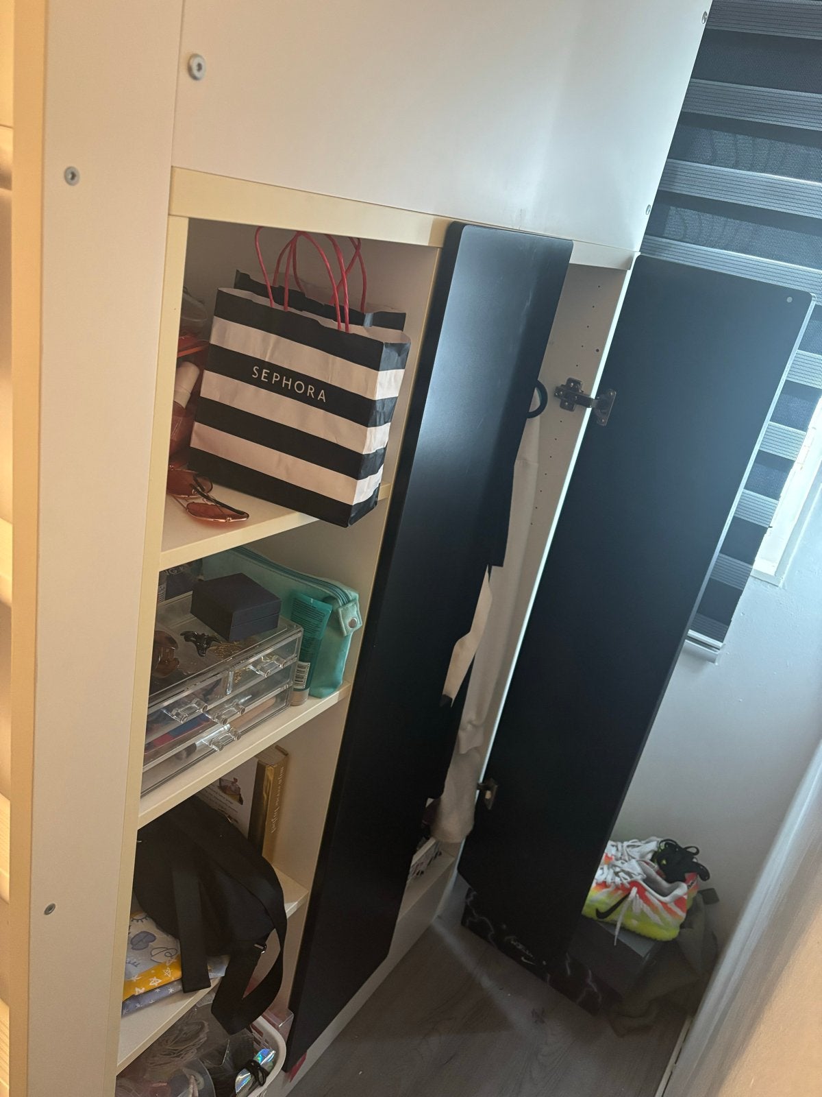 Ikea SMÅSTAD Hoogslaper met kast en bureau - Nieuwegein, 85 tot 100 cm, Gebruikt, Ophalen of Verzenden, Hoogslaper of Stapelbed