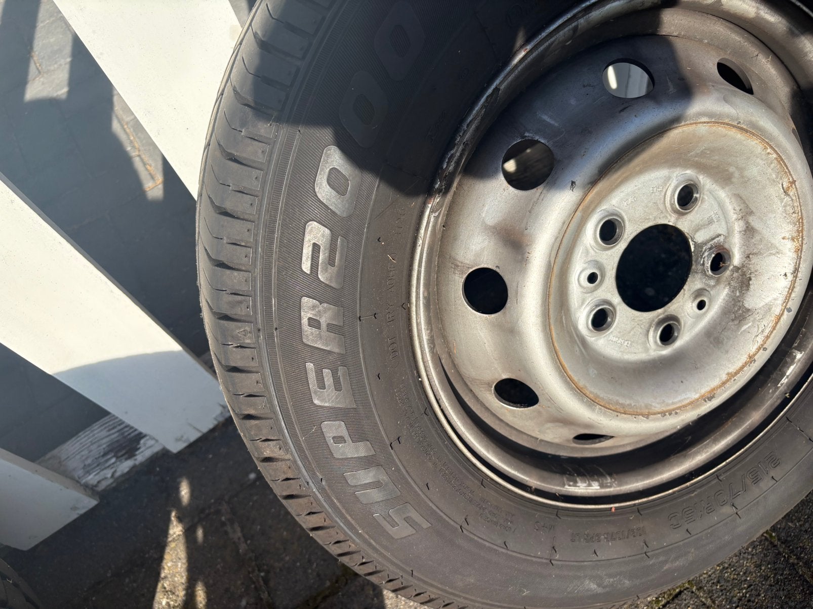 Te koop fiat ducato velgen en banden 5x118, Auto diversen, Ophalen, Gebruikt