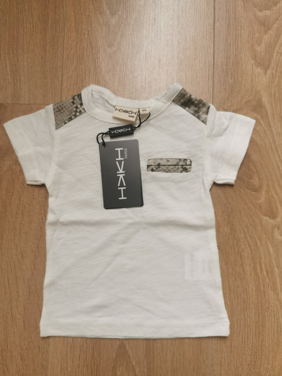 Nieuw HKKH t-shirt wit maat 86 / 12-18 maanden, Ophalen of Verzenden, Nieuw, Jongetje, Shirtje of Longsleeve