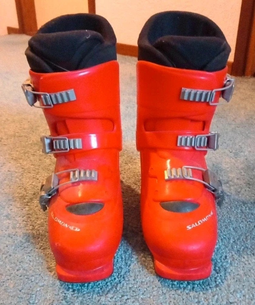 Salomon skischoenen maat 25.5, Sport en Fitness, Skiën en Langlaufen, Gebruikt, Schoenen, Skiën, Salomon
