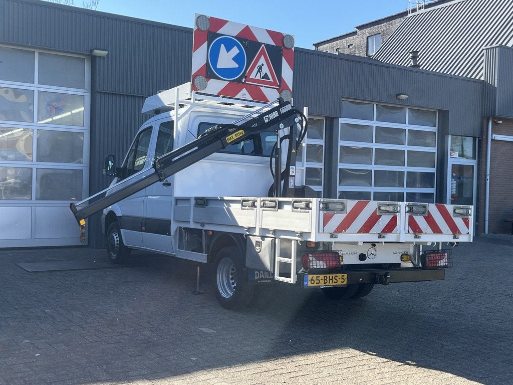 Mercedes-Benz Sprinter 514 CDI 366 Hiab Laadkraan 018T Trekh, Automaat, Stof, Gebruikt, 7 stoelen