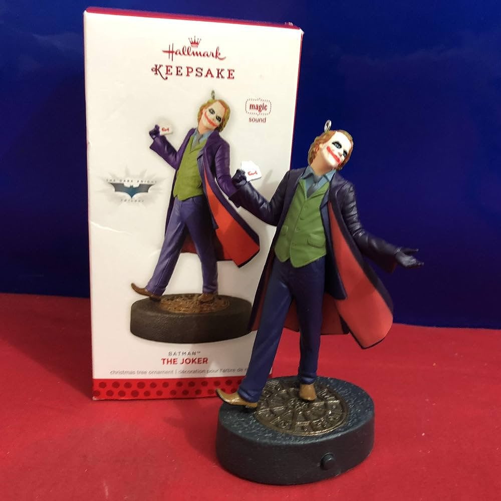 Kerst ornament Hallmark The Joker met magic sound  2013, Verzenden