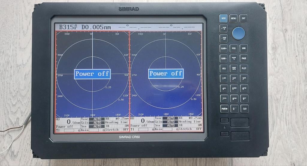 Simrad CR50 kaartplotter fishfinder radar, Watersport en Boten, Navigatiemiddelen en Scheepselektronica, Ophalen of Verzenden