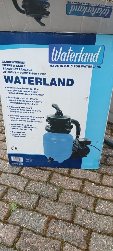 Zwembad zand/glasfilter pomp met glas voor 5 jaar, Tuin en Terras, Zwembad-toebehoren, Ophalen, Gebruikt, Zwembadpomp