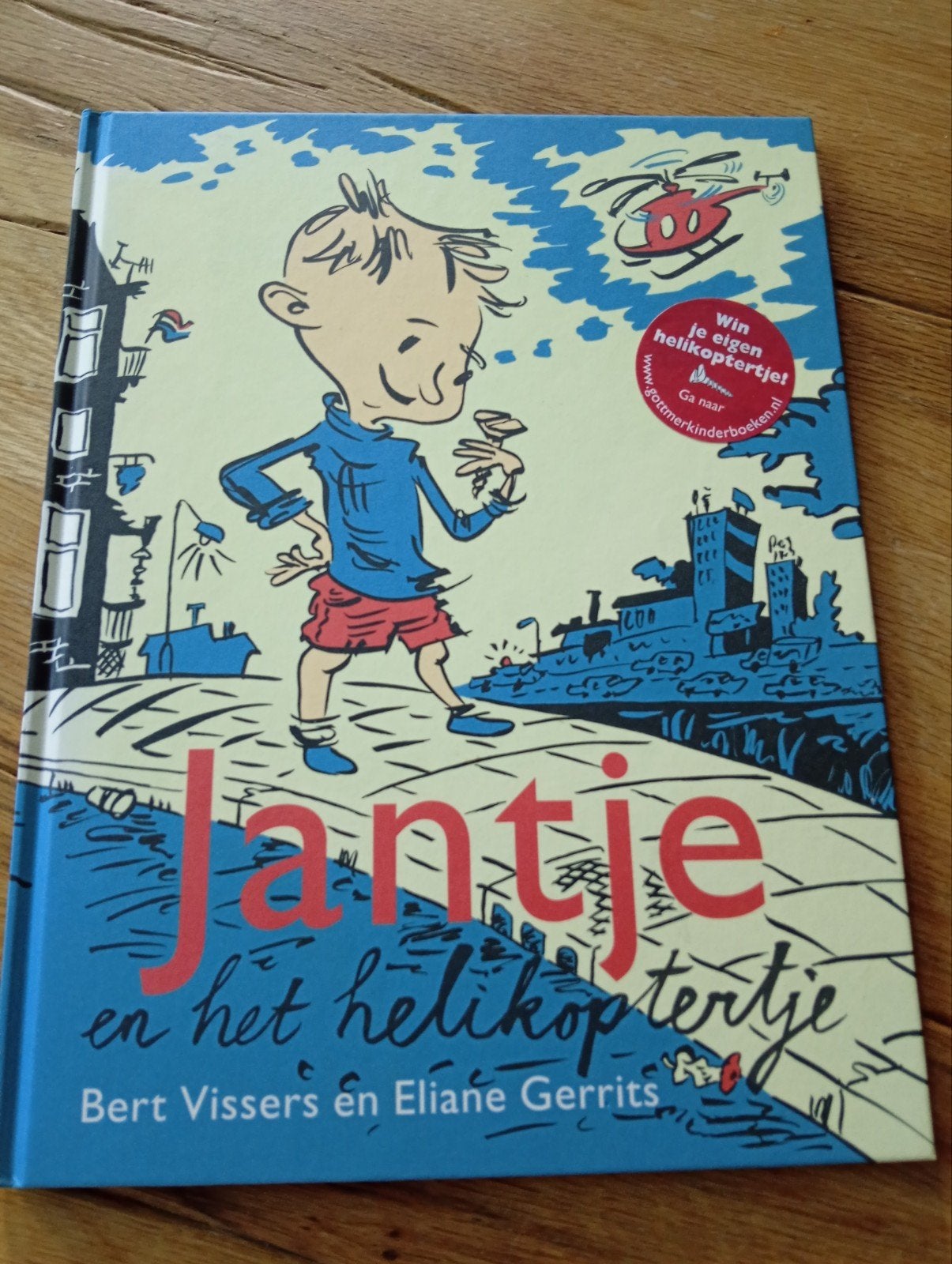 Jantje en het helikoptertje - Prentenboek, Bert Vissers en Eliane Gerrits, Ophalen of Verzenden, Zo goed als nieuw, Prentenboek