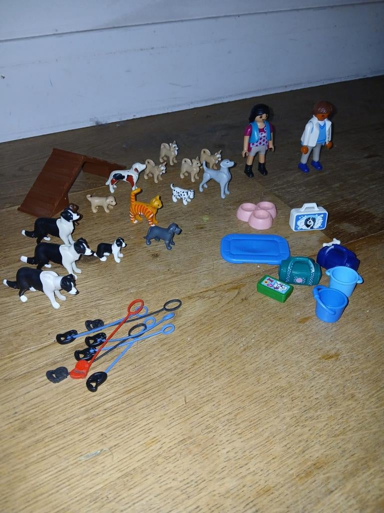Hondentrainer van Playmobil met auto, Ophalen of Verzenden