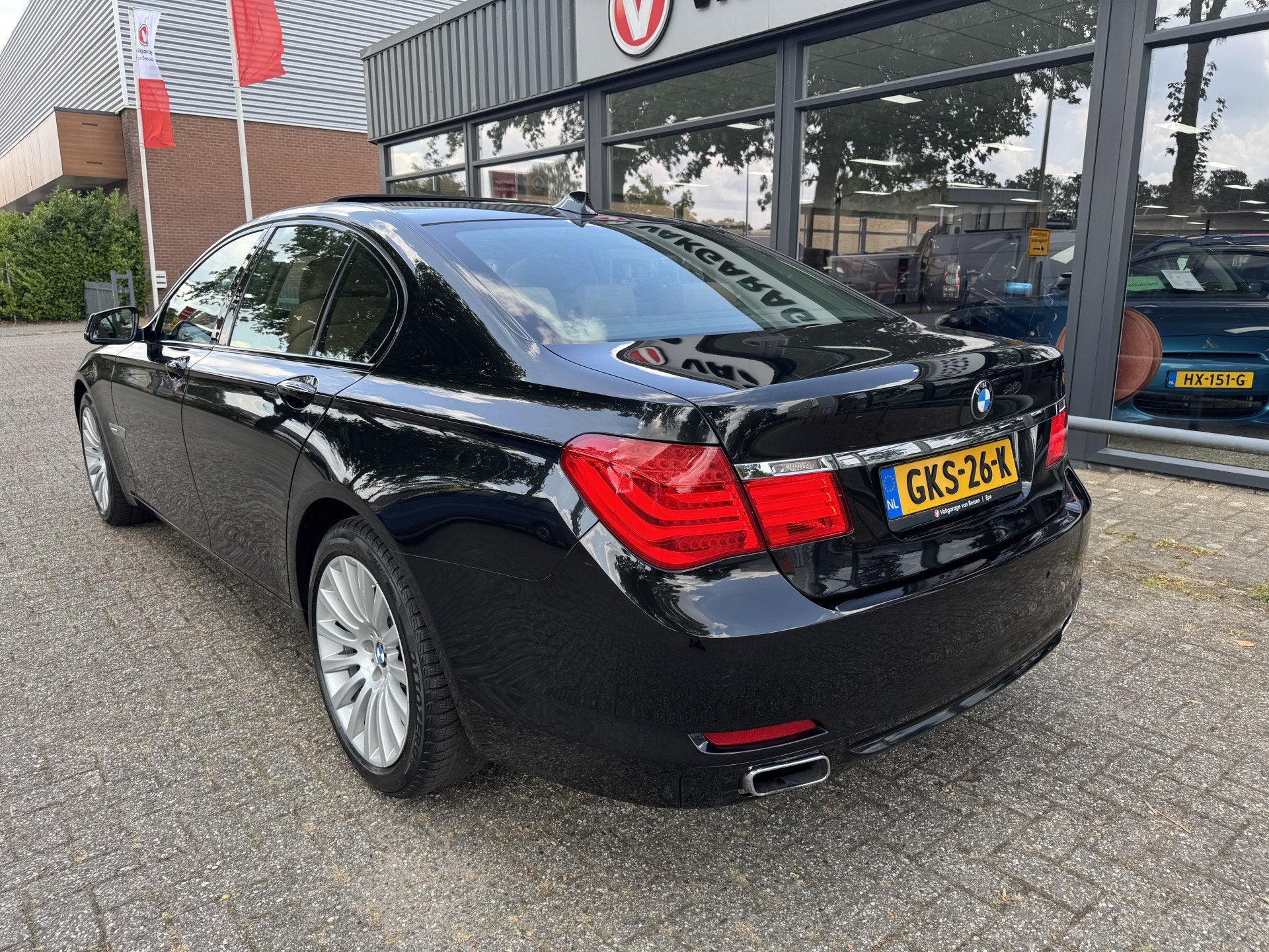 BMW 7 Serie 740i LEDER-STOELVERKOELING (bj 2009, automaat), Auto's, Automaat, Euro 5, Achterwielaandrijving, Gebruikt