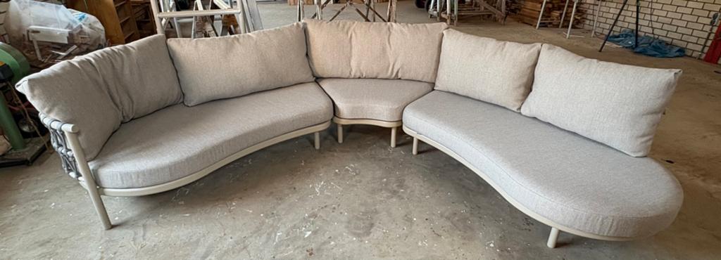 4 Seasons Piacenza loungebank latte & Salute tafel round, Tuin en Terras, Ophalen, Nieuw, Overige materialen