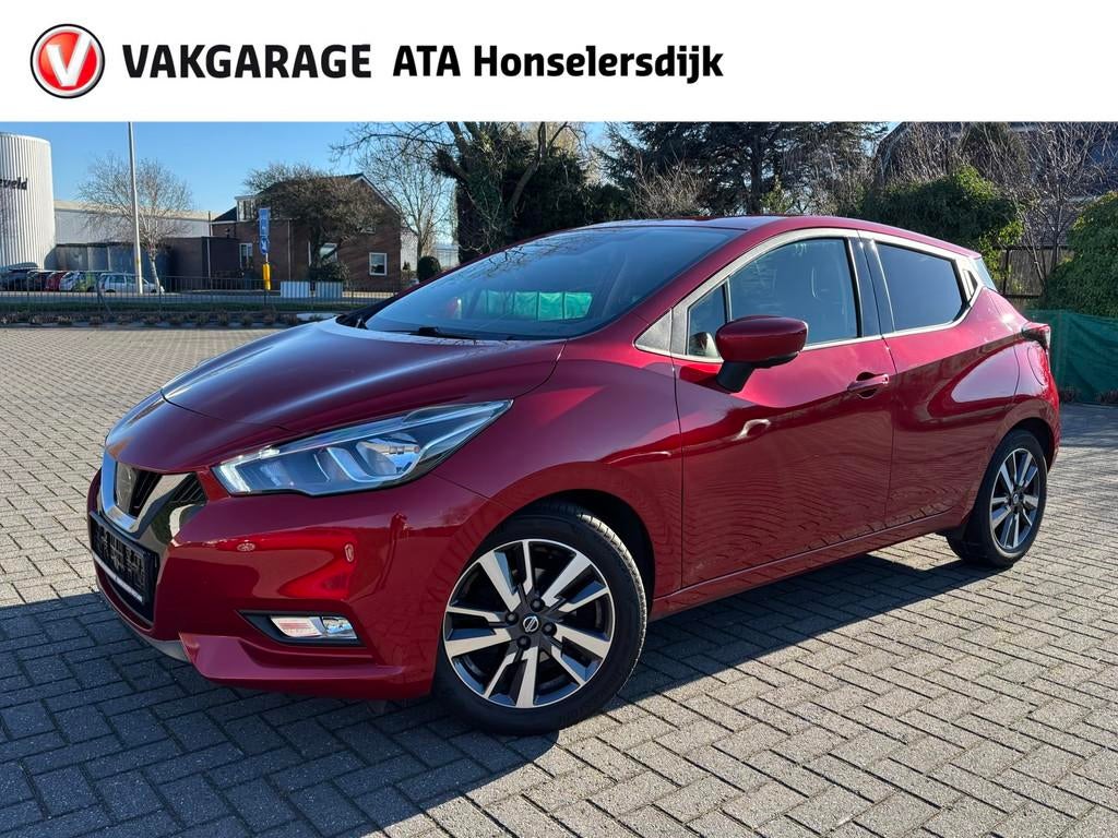 Nissan Micra 0.9 IG-T N-Connecta | Cruise | Climate | Camera, Auto's, Nissan, Bedrijf, Te koop, Micra, 360° camera, ABS, Achteruitrijcamera