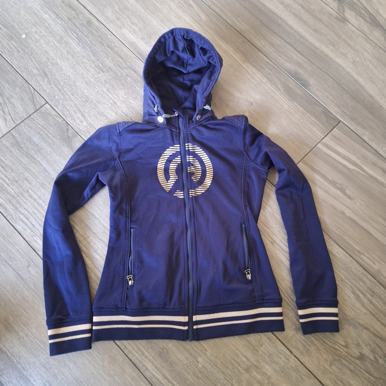 Anky Tech Fleece Vest - Donkerblauw met capuchon, Kinderen en Baby's, Kinderkleding | Maat 176, Meisje, Ophalen of Verzenden, Zo goed als nieuw