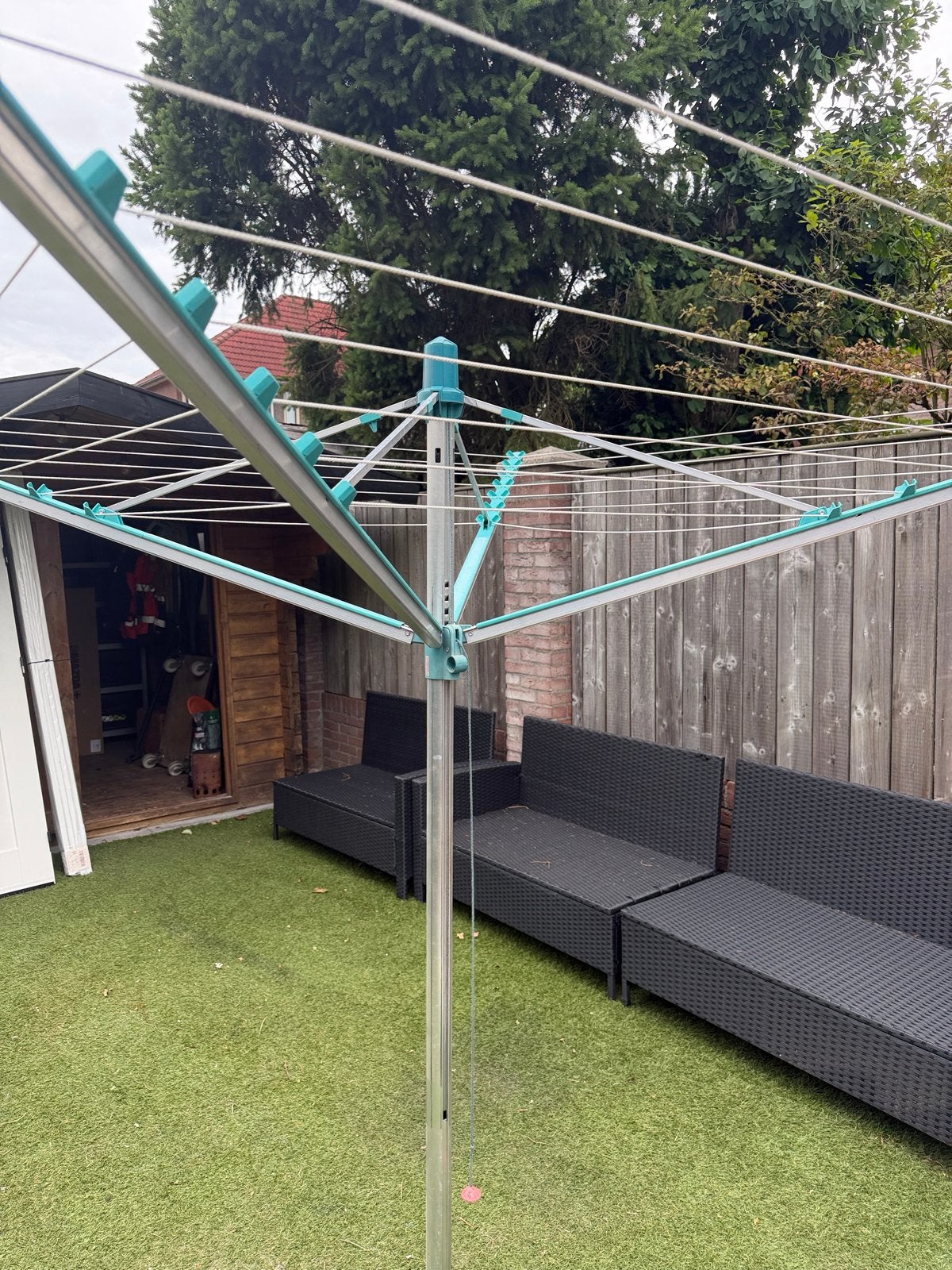 Leifheit Droogmolen  40m, Tuin en Terras, Droogmolens en Wasrekken, Ophalen, Zo goed als nieuw, Droogmolen
