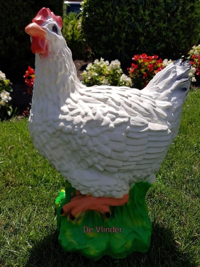 Mooie kip, Tuin en Terras, Ophalen, Dierenbeeld, Onbekend, Nieuw