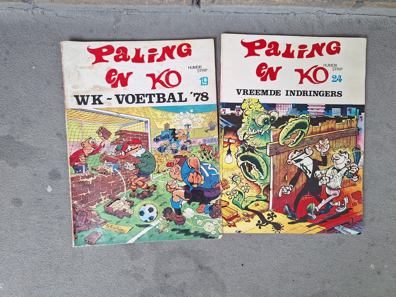 Paling en co stripboeken, Meerdere stripboeken, Ophalen of Verzenden, Gelezen