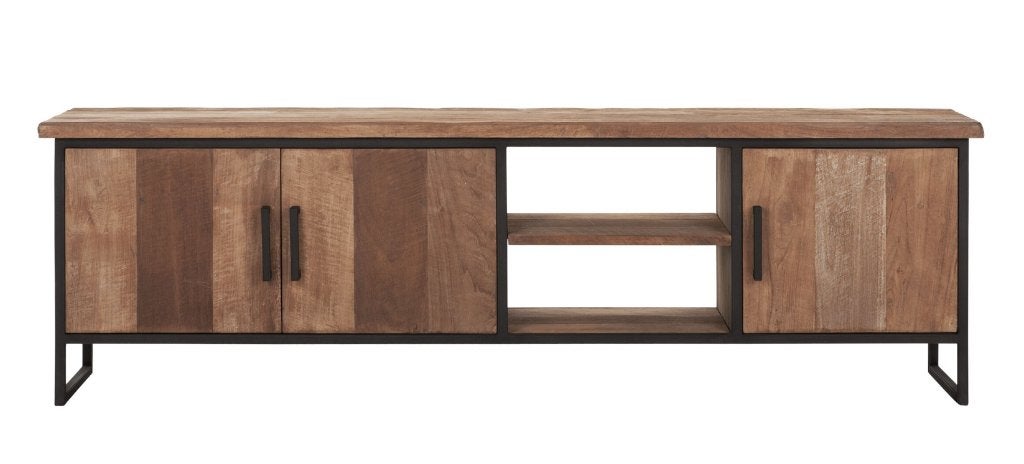 Tv meubel Beam medium Whoon l Meubilex l van €1299 voor €749, Ophalen, Teakhout, 150 tot 200 cm, Zo goed als nieuw
