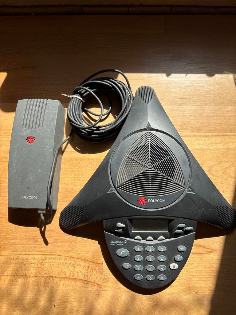 Polycom SoundStation 2 Direct Connect Conferentietelefoon, Telecommunicatie, Overige Telecommunicatie, Gebruikt, Ophalen of Verzenden