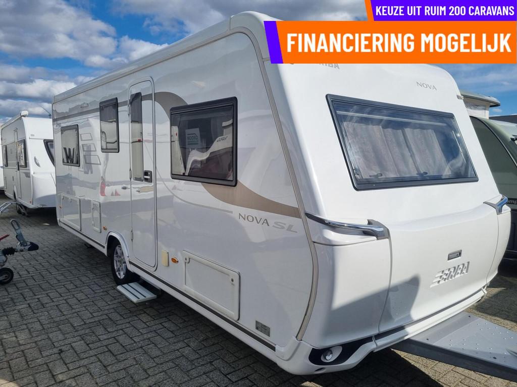 Eriba 541 SL nova ENKELE BEDDEN + MOVER + VLOERVERWARMING, Caravans en Kamperen, Rondzit, 7 tot 8 meter, Bedrijf, Eriba