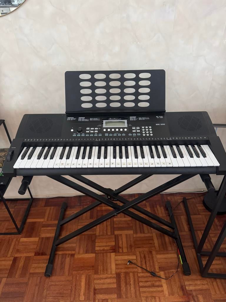 Startone MK-300 Keyboard met standaard en kabels, Met standaard, Ophalen, Overige merken, 61 toetsen