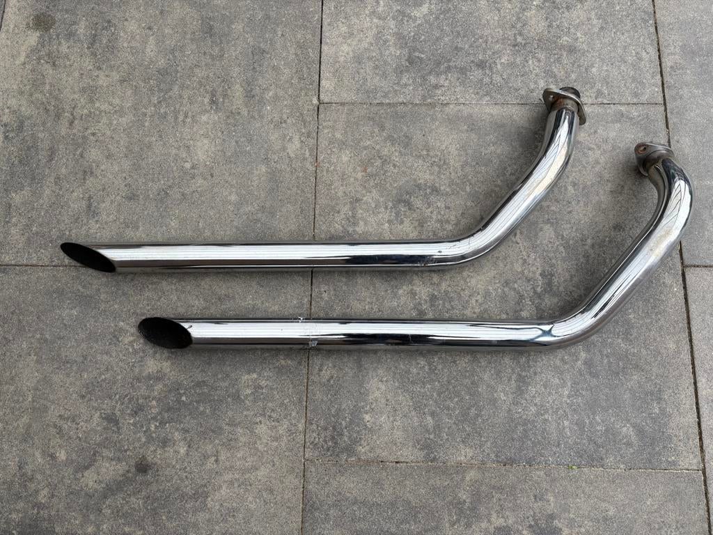 Custom open uitlaten vt 600 pc21, Motoren, Onderdelen | Honda, Ophalen, Gebruikt