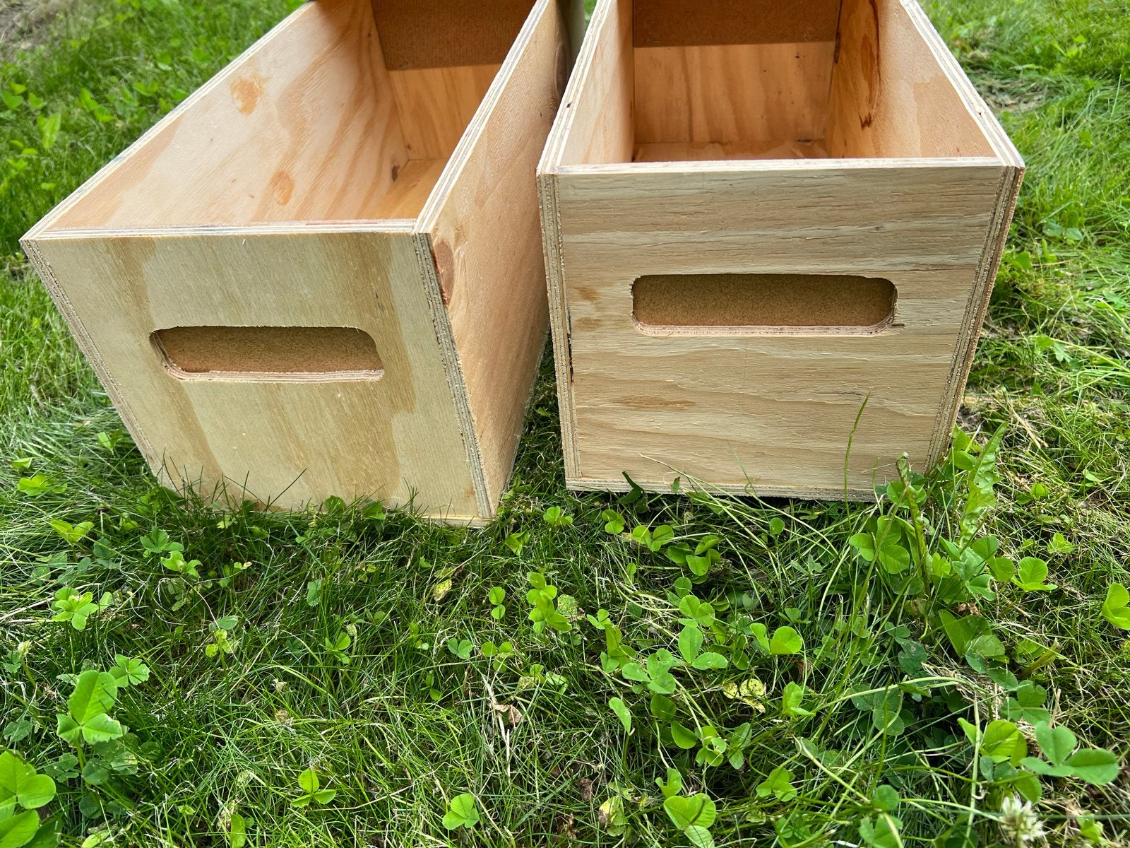 Knutsel opbergkisten met deksel - 2 stuks, Ophalen, Gebruikt, Minder dan 50 cm, Minder dan 40 cm