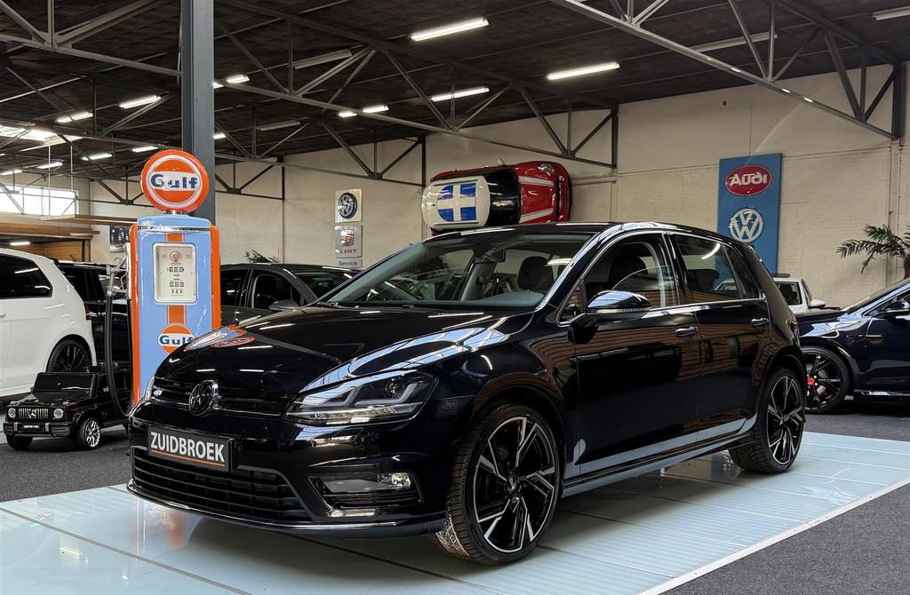 Volkswagen Golf 1.4 TSI R-Line! Maxton! Leer! Navi! Cruise!, Gebruikt, Automatische klimaatregeling, 4 cilinders, Zwart