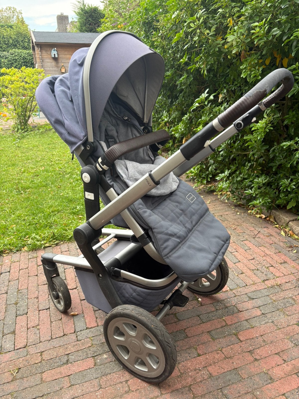 Joolz kinderwagen blauw, Gebruikt, Verstelbare duwstang, Combiwagen, Ophalen