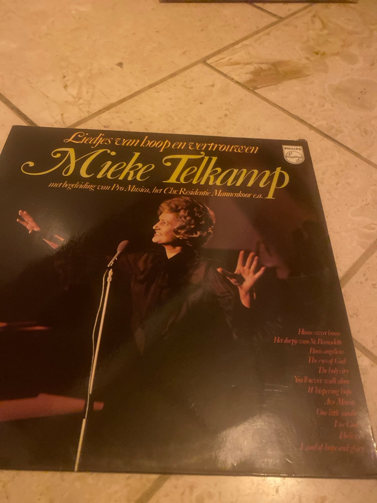 LP Mieke Telkamp - Liedjes van hoop en vertrouwen, Cd's en Dvd's, LP, Gebruikt, Ophalen of Verzenden, Levenslied of Smartlap