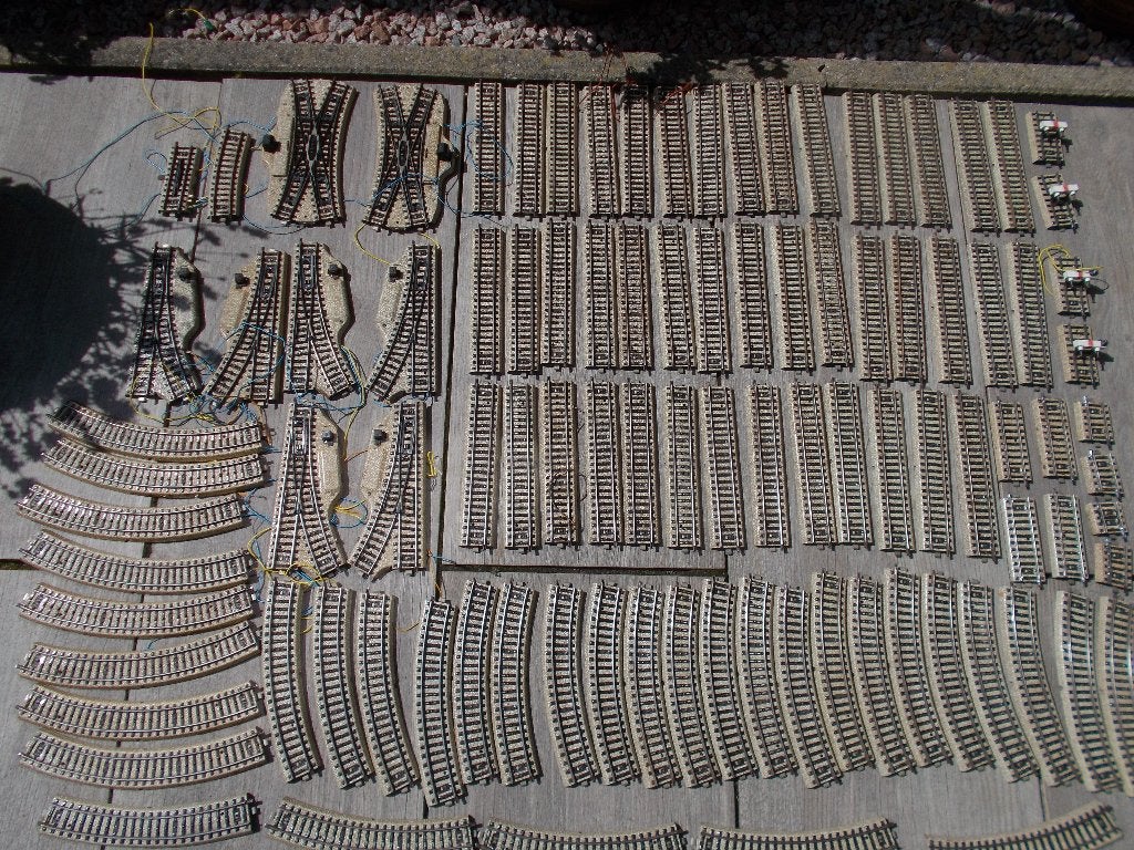 100 Marklin M rails Wissels 5106 knutselaar Verzenden kanook, Hobby en Vrije tijd, Modeltreinen | H0, Ophalen, Wisselstroom, Gebruikt