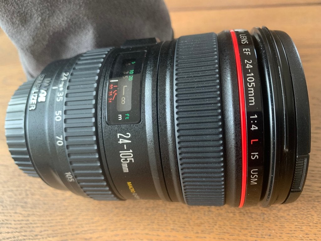 Canon EF 24-105mm f/4 L IS USM Lens, Ophalen, Canon, Zo goed als nieuw, Standaardlens