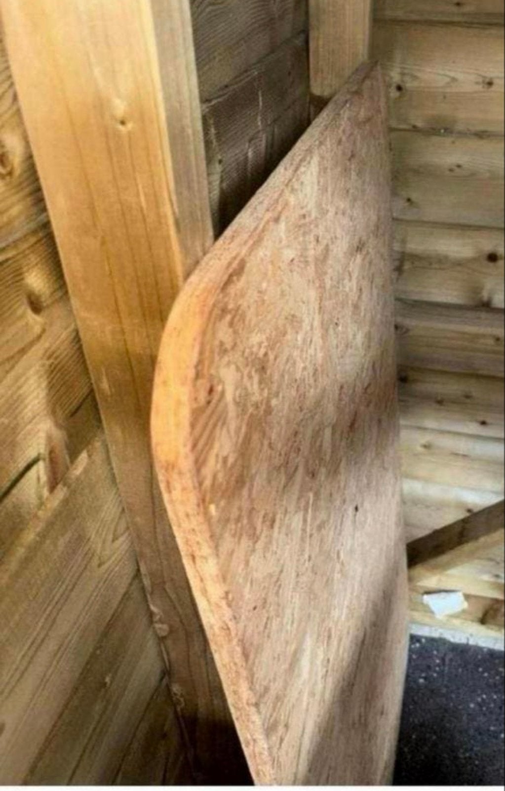 Houten OSB plank 115x65x2cm, Doe-het-zelf en Verbouw, Gebruikt, Minder dan 25 mm, Ophalen of Verzenden, Plank