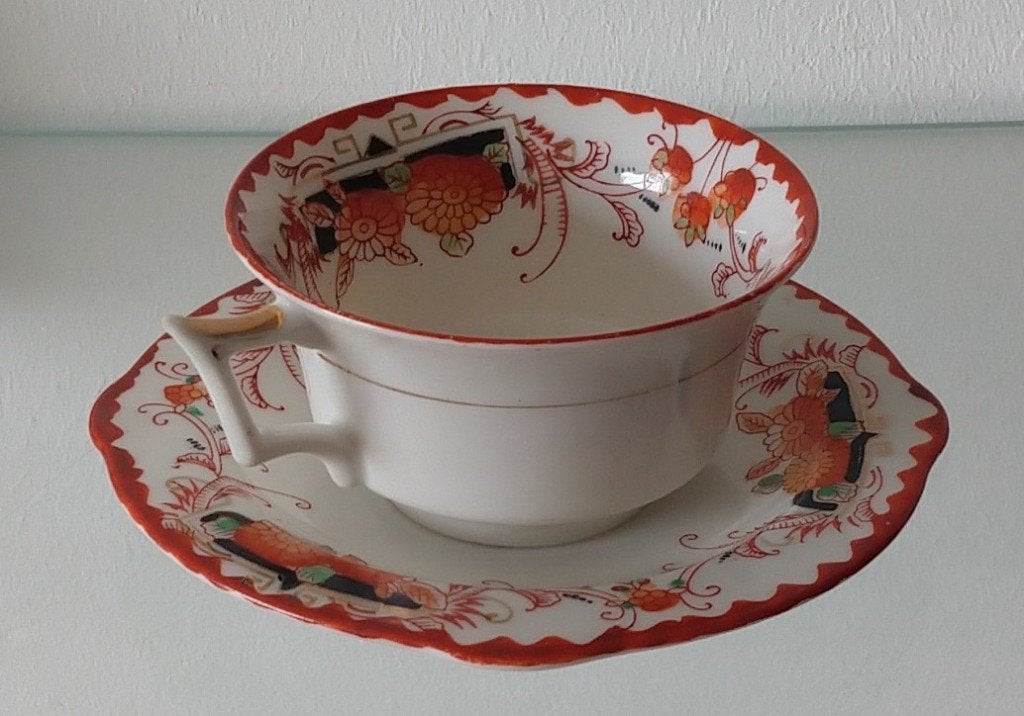 kop en schotel GKBIM Prince, volgnr 53, Antiek en Kunst, Antiek | Servies los, Ophalen of Verzenden
