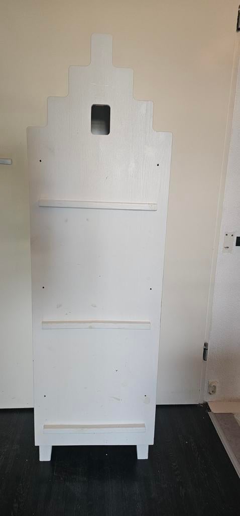 Witte boekenkast in grachtenpand stijl voor kinderkamer, Ophalen, Gebruikt, 25 tot 50 cm, 50 tot 100 cm