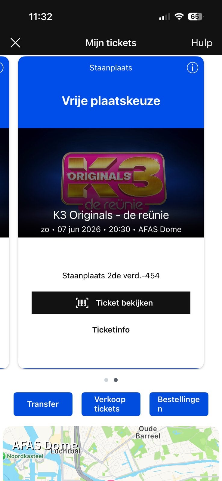 2 tickets K3 ORIGINALS ALLERLAATSTE SHOW 7 juni, Twee personen, Juni