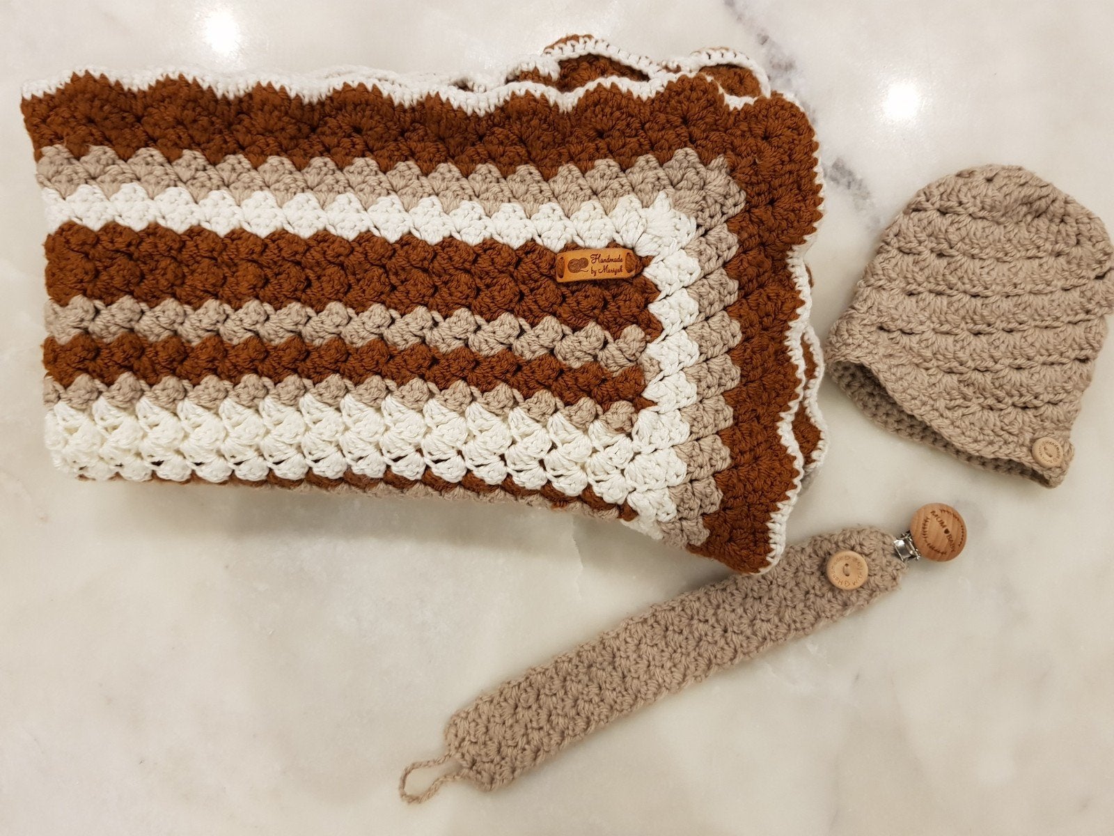 Handgemaakte baby set, Kinderen en Baby's, Dekens, Slaapzakjes en Inbakerproducten, Ophalen of Verzenden, Nieuw, 100 cm of meer