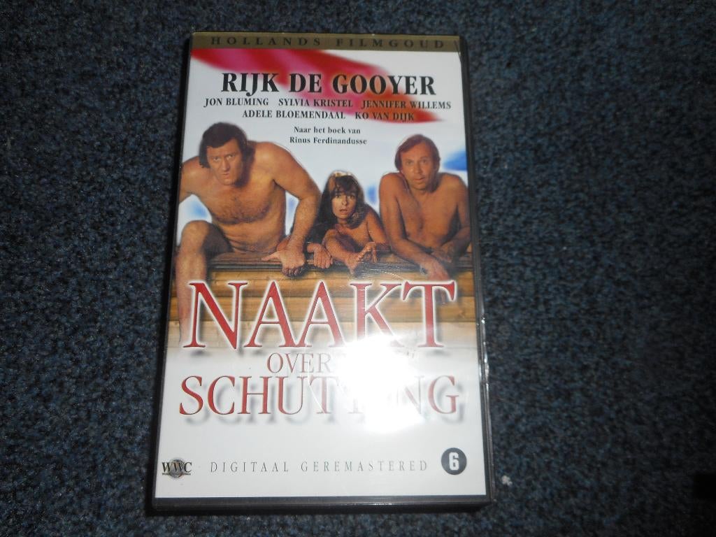 NAAKT OVER DE SCHUTTING! Top Klassieker Op VIDEO!, Vanaf 6 jaar, Verzenden, Zo goed als nieuw, Nederlandstalig