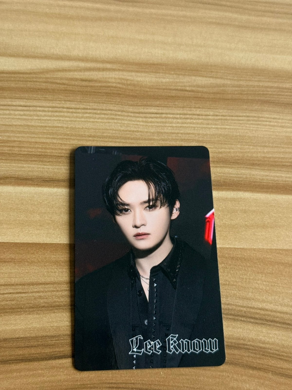 Stray Kids Lee Know photo card Dominate, Ophalen of Verzenden, Zo goed als nieuw, Foto of Kaart
