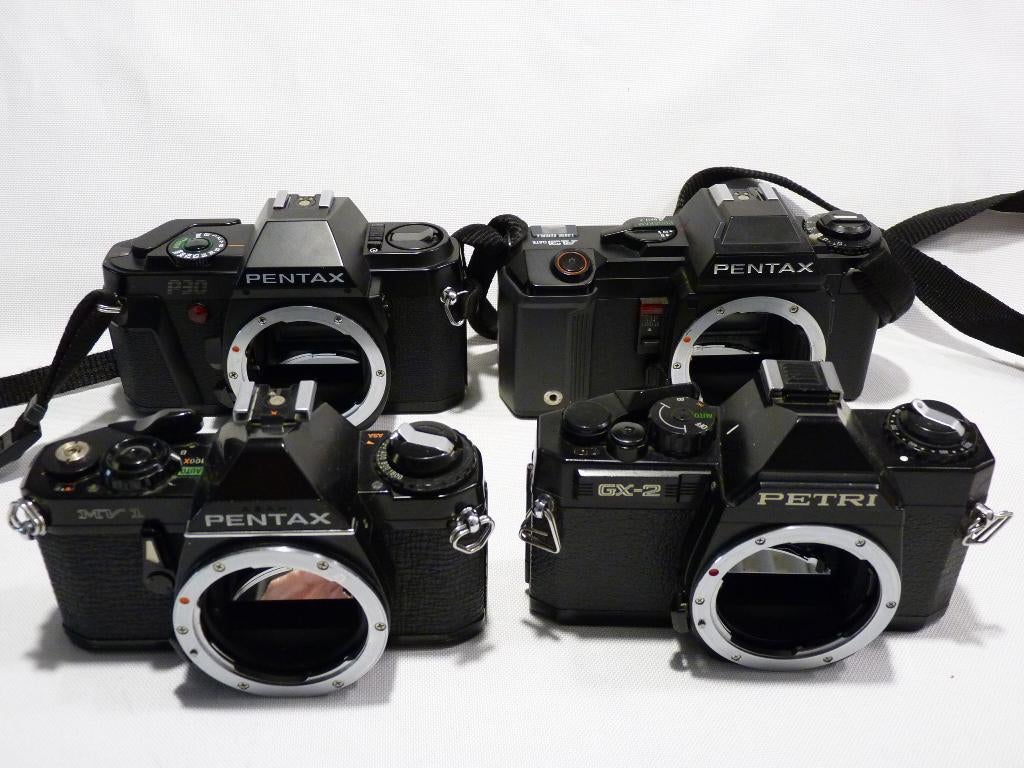 opruiming: 5x Pentax K camera's en 8x Pentax-K lenzen, Audio, Tv en Foto, Fotocamera's Analoog, Ophalen of Verzenden, Zo goed als nieuw