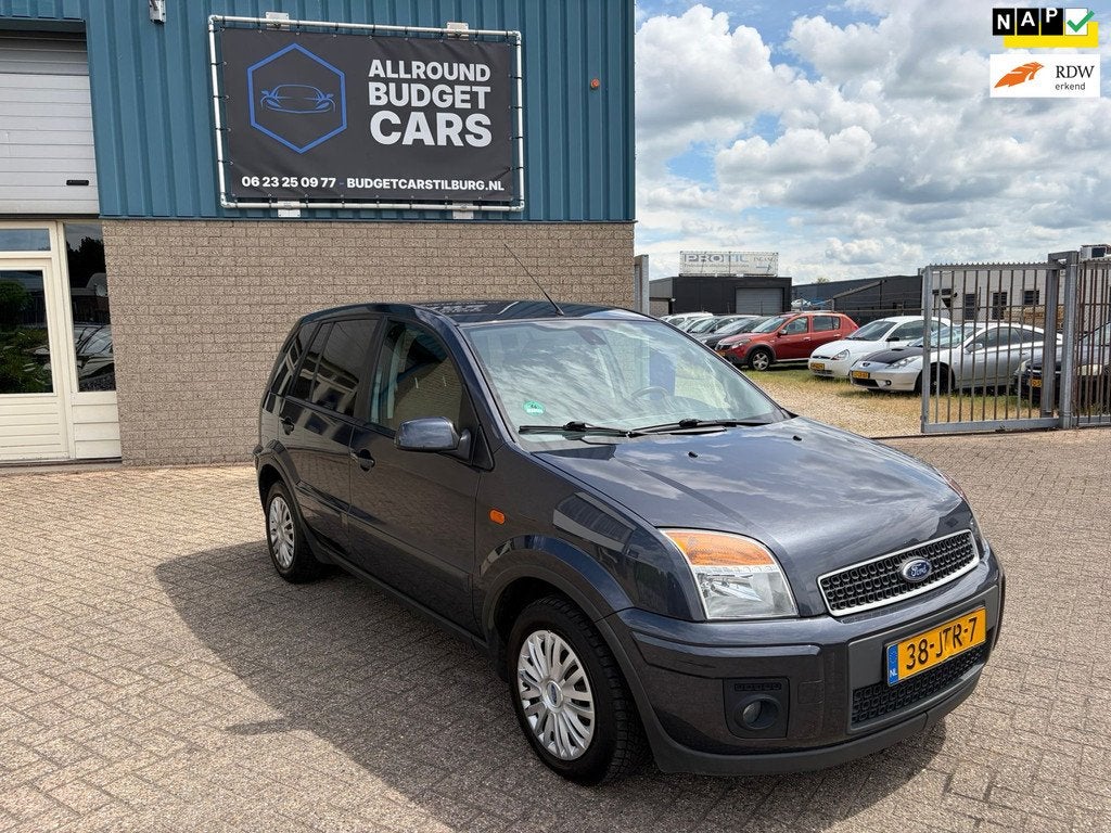 Ford Fusion 1.6-16V Futura automaat, Auto's, Ford, 1596 cc, Gebruikt, Zwart, 1064 kg