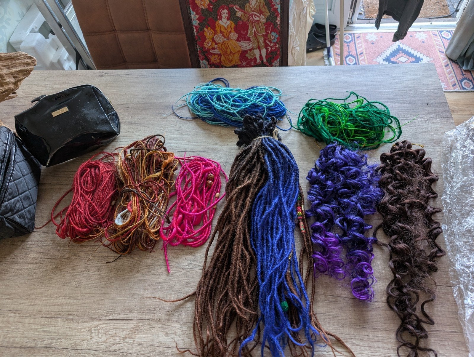 dreadlocks en haarverlengingen, Ophalen of Verzenden, Gebruikt, Pruik of Haarverlenging