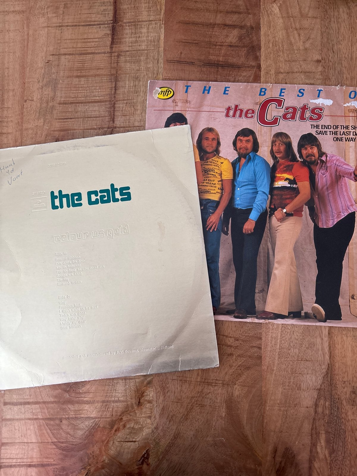 The Cats - The Best Of & Colour Us Gold LP's, LP, Gebruikt, Pop, Ophalen of Verzenden