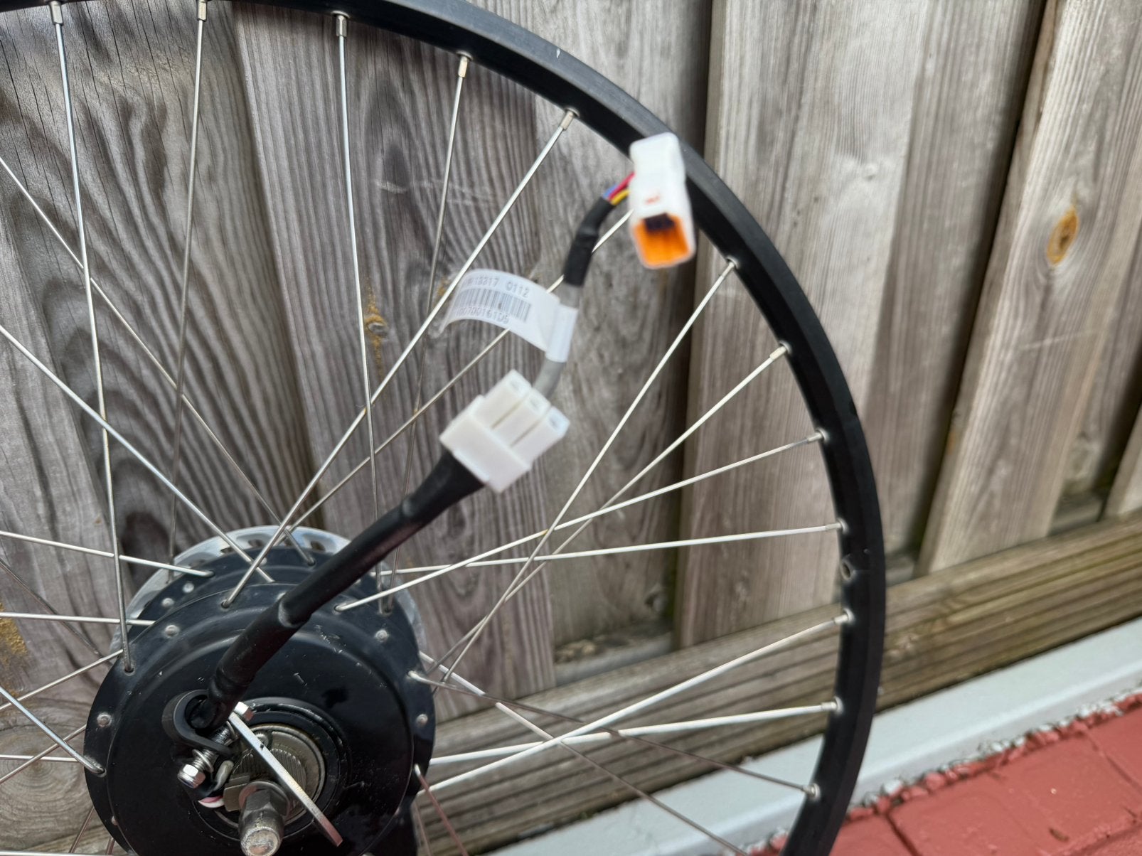 Gazelle panasonic voor wiel motor 28 inch,36 Volt,werk goed, Ophalen, Zo goed als nieuw, Motor