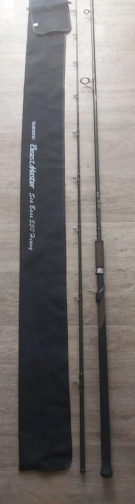 Zeebaars hengel  Shimano Beast Master Seabass, Ophalen, Zo goed als nieuw, Werphengel