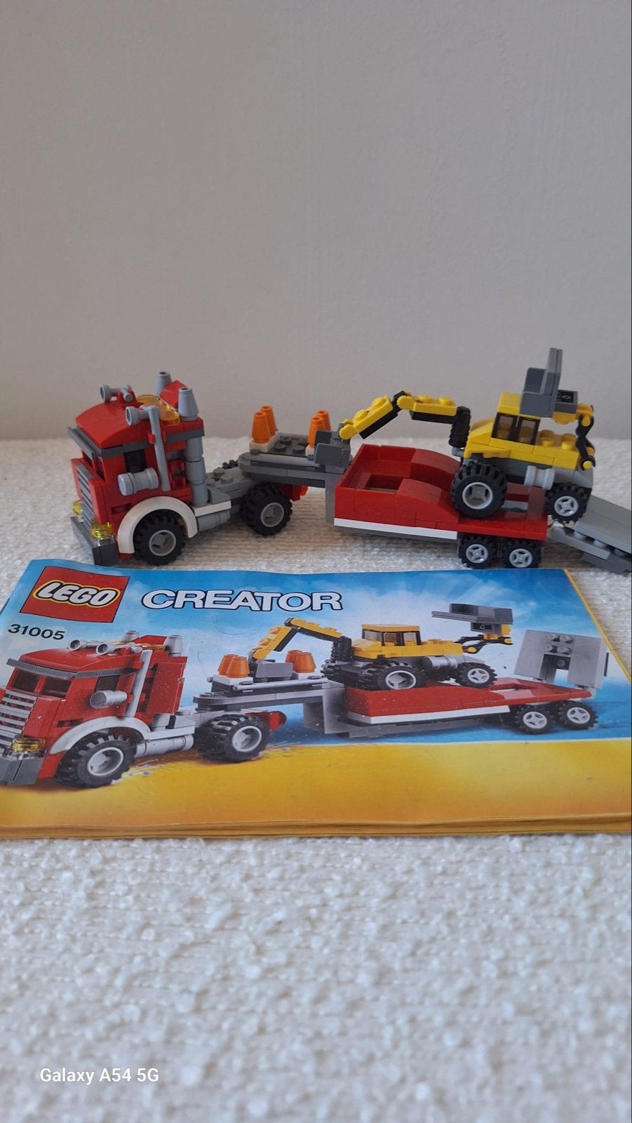 LEGO Creator 31005 - Vrachtwagen met Graafmachine, Kinderen en Baby's, Speelgoed | Duplo en Lego, Gebruikt, Lego, Ophalen of Verzenden